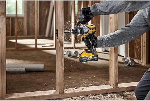 Miniatura 8 de DEWALT Taladro de martillo inalámbrico de 12 pulgada MAX XR de 20 V, solo herramienta desnuda (DCD1007B)