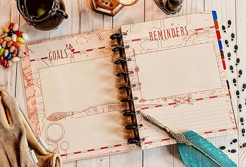 Miniatura 7 de Conquest Journals - Planificador de discos sin fecha de Harry Potter (Mapa de Marauder, planificador de discos sin fecha)