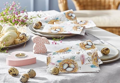Miniatura 10 de Servilletas de almuerzo de animales de Pascua vintage, servilletas de papel de primavera, servilletas de Pascua, servilletas de papel de Decoupage,