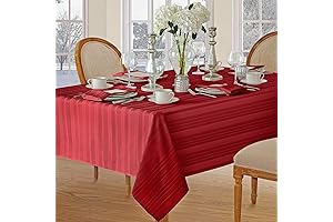 Newbridge Christmas Satin Stripe Tablecloth