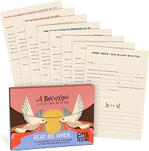 Em & Friends A Box of Love: Read Me When… Box of Fill-In-The-Blank Love Letters & Love Notes Stationery Set