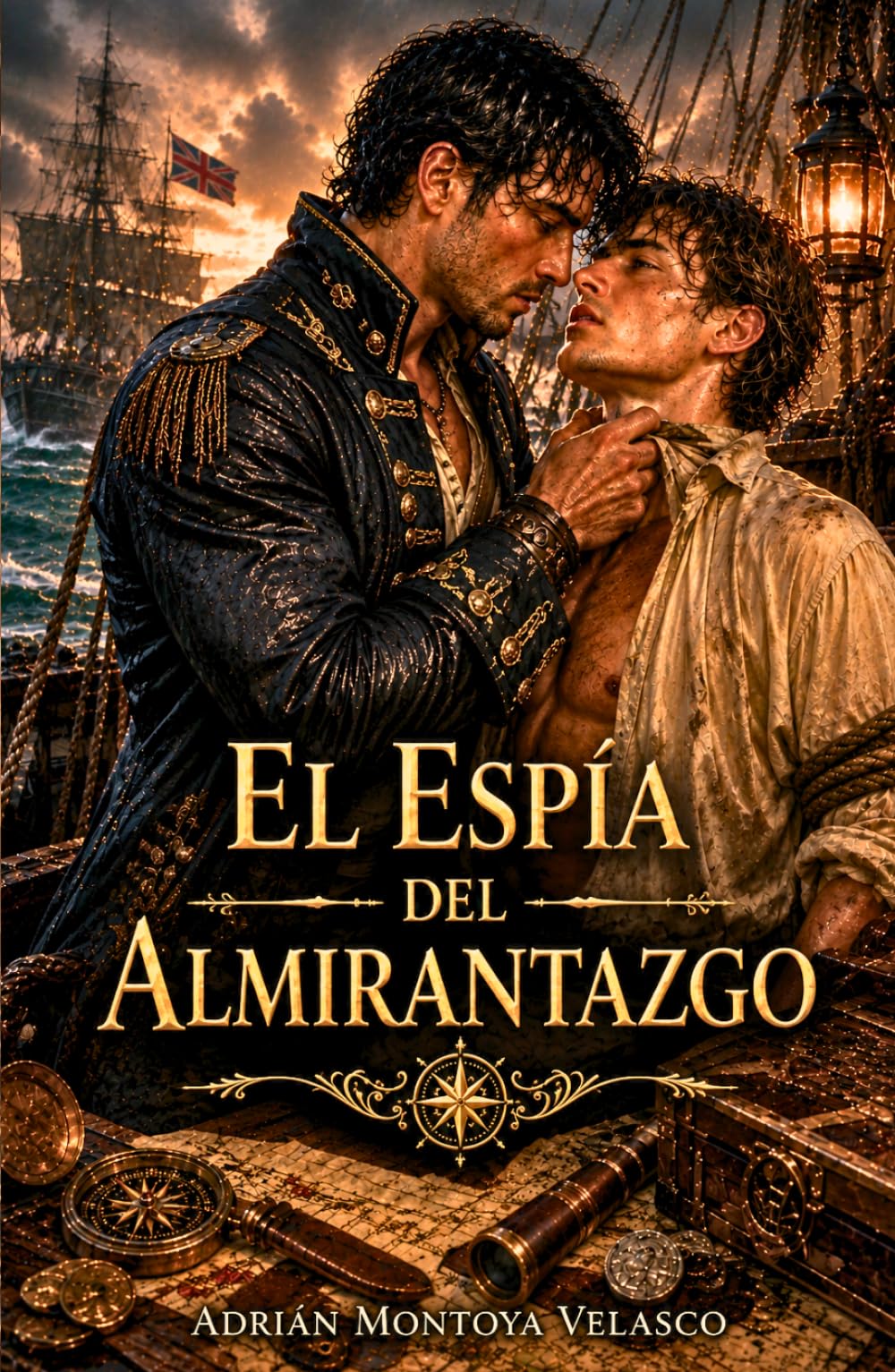 El espía del almirantazgo: Una novela de romance histórico MM, piratas y traición en el Caribe (Corazones bajo bandera negra)