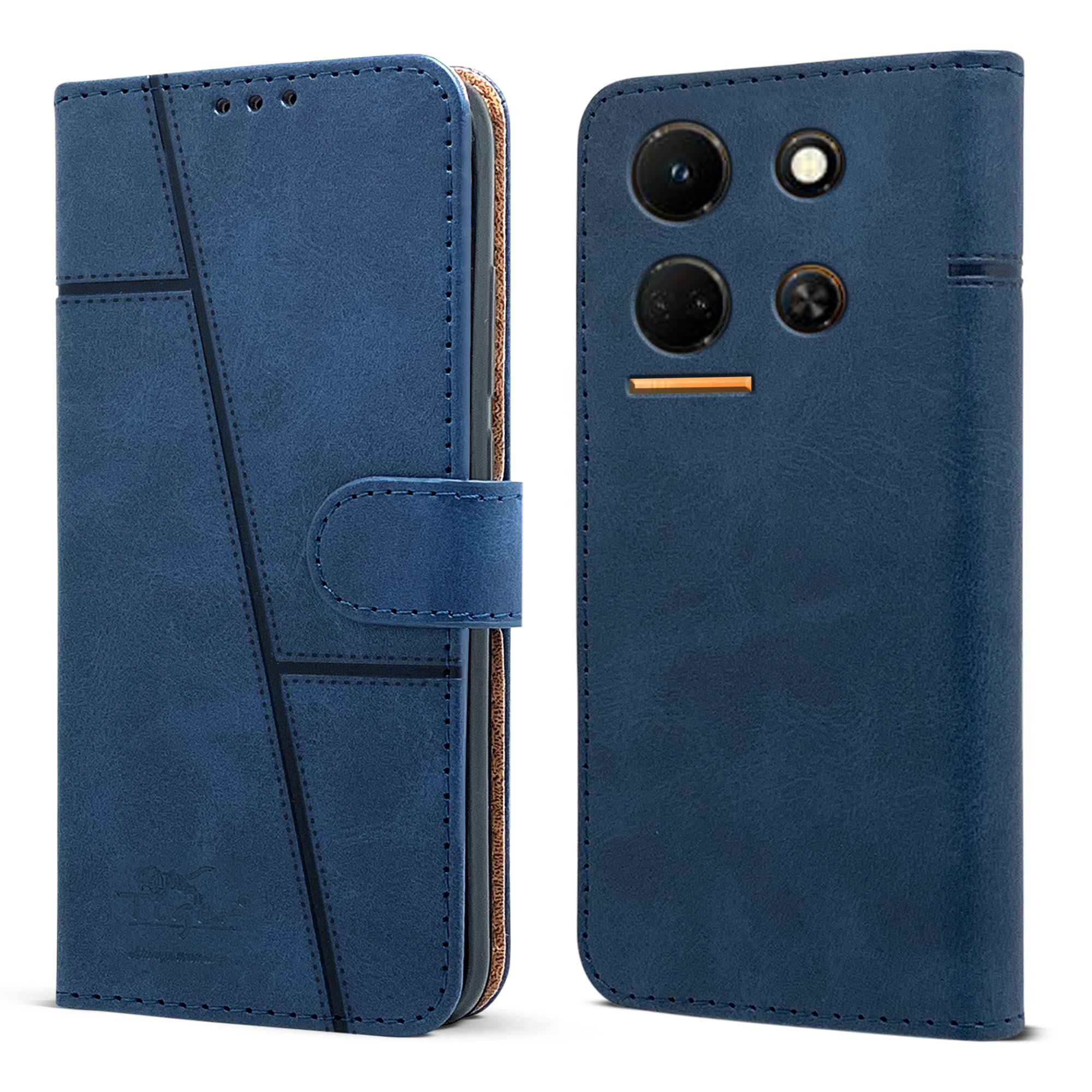 Jkobi Flip Cover Case for Infinix Note 30 5G (Stitched Leather with Magnetic Closure | Blue) (B0CCP22F1H) Amazon Price History, Amazon Price Tracker
