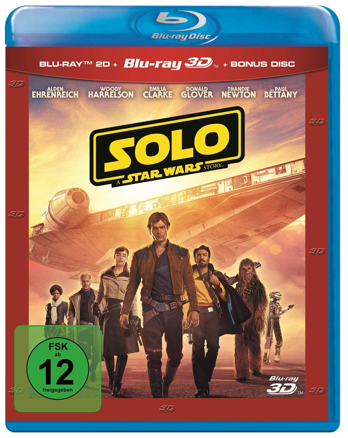 Solo - A Star Wars Story (+ Blu-ray 2D) (+ Bonus-Blu-ray) [2018] [Region A & B & C]
