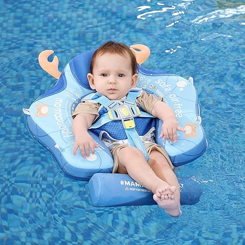 Miniatura 57 de Mambobaby Flotador con dosel, flotadores de piscina para bebé, no inflables, flotadores de natación para bebé, flotadores de seguridad