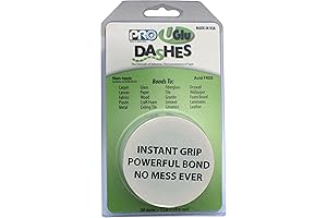 Pro Tapes U-Glu Uglu U Adhesive Strip Roll - 200 Pieces - Premium & Clear