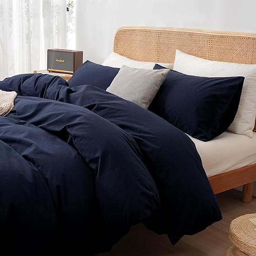 Miniatura 2 de ATsense Funda nórdica Queen azul marino