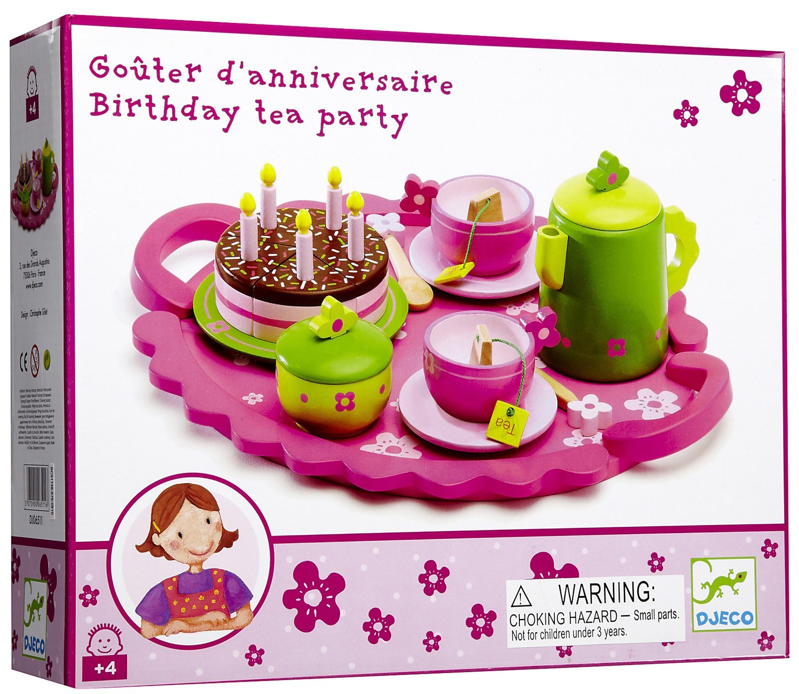 Amazon | DJECO(ジェコ) バースデイ ティーパーティ DJ06511 | 積み木  