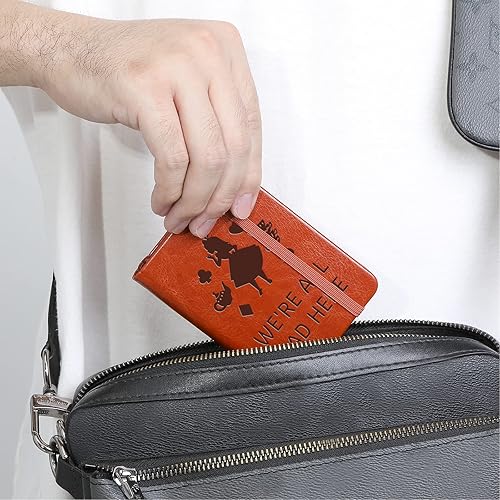 Miniatura 6 de Cuaderno de cuero de Alicia en el país de las maravillas Always Remember You're Braver Than You Believe, cuaderno de cuero, regalo de cumpleaños,