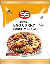SS MASALAS Egg Curry Masala Powder 250g (25g Pack of 10) | Ready Mix Spices for Egg Roast, Korma, Gravy Burji/Omlette Recipes