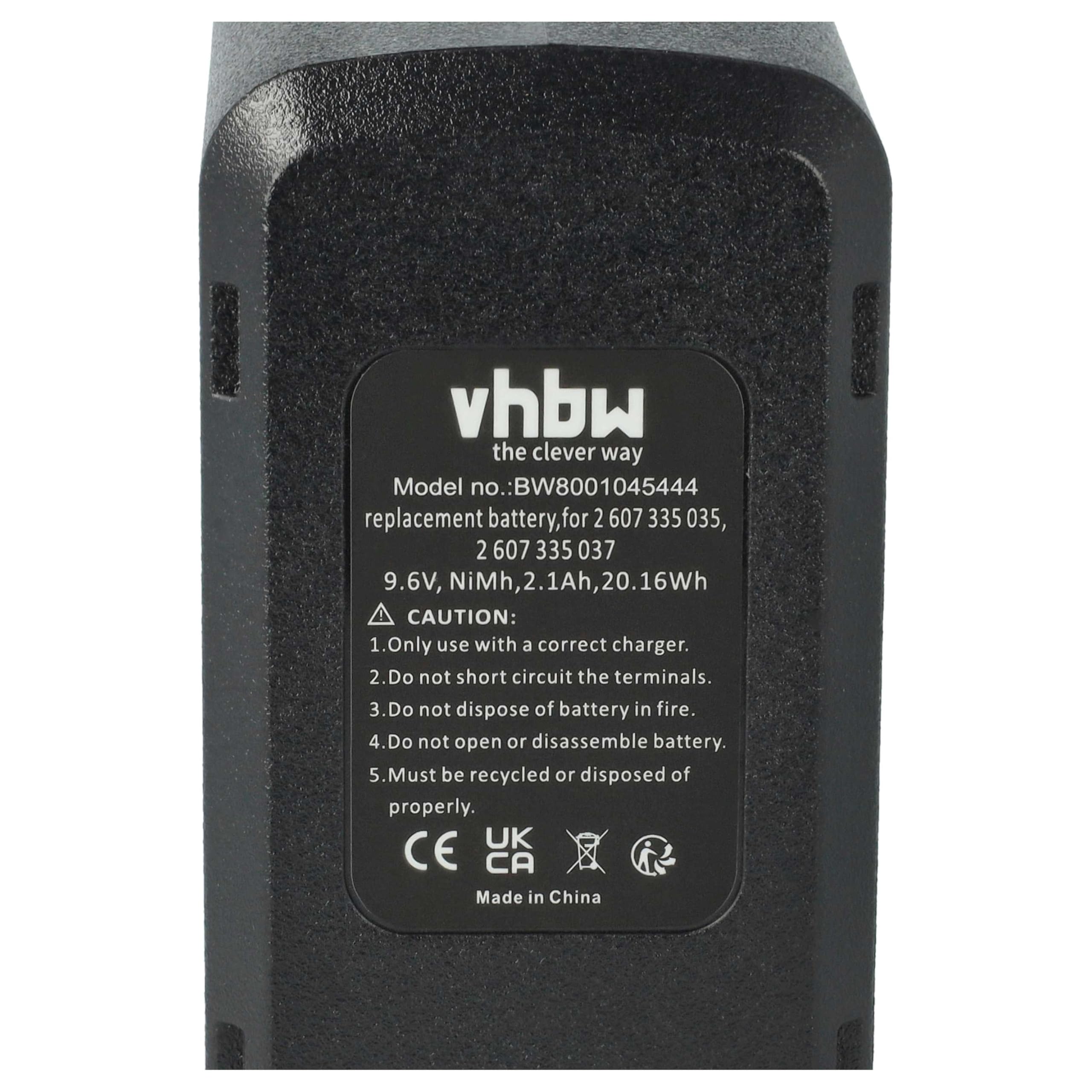 vhbw 2 x akumulator zamienny do Bosch 2 607 335 152
