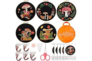 Crowye Large Embroidery Kit for Beginners