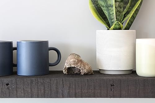 Vista 60 de Urban Legacy - Estantes flotantes hechos de auténtica madera regenerada, moderna, a la moda, madera de granero, hecho por Amish en el condado