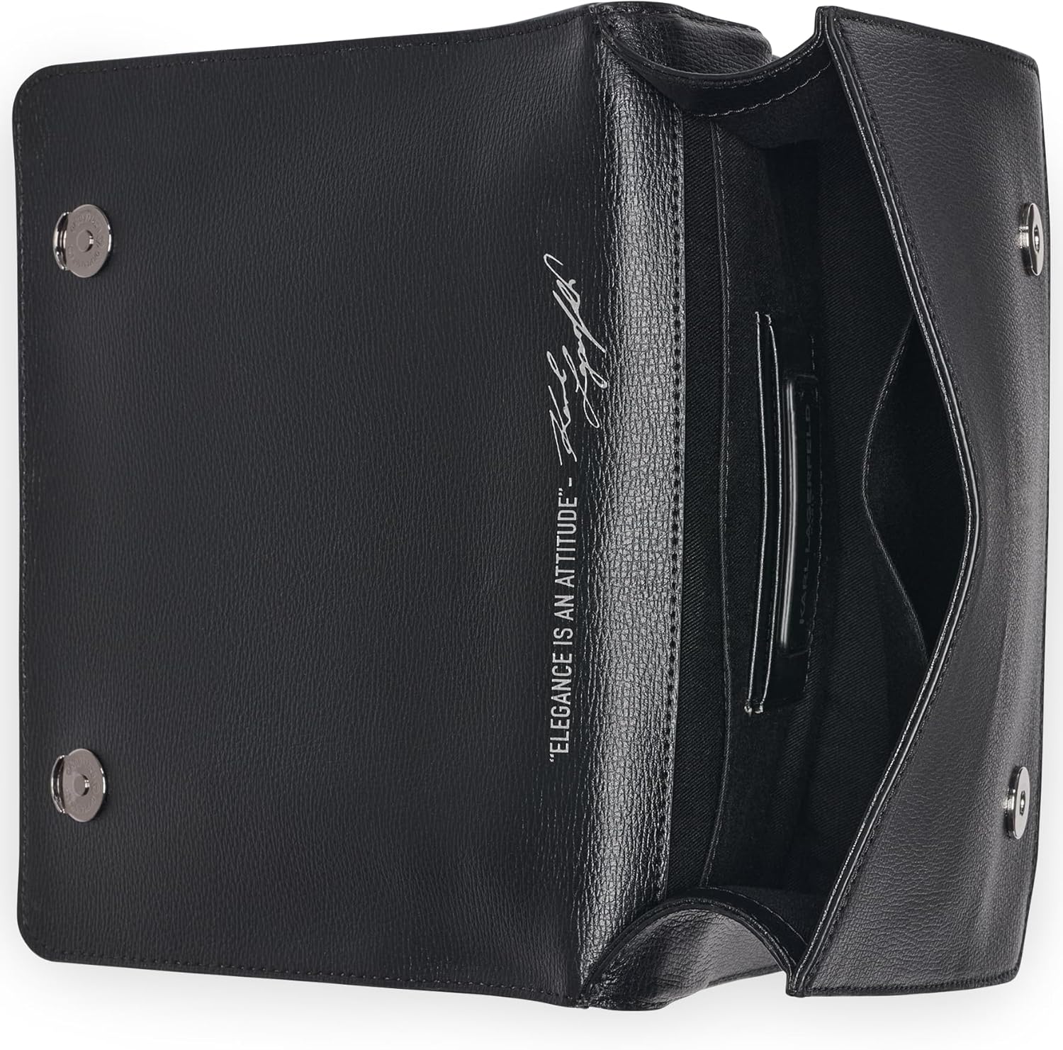 KARL LAGERFELD womens Simone Logo Satchel Crossbdoy - Image 4