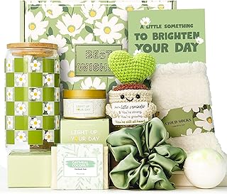 Gift Baskets for Women, Unique Birthday Gifts for Women, Best Friend Inspirational Gifts Spa Gifts Christmas Gift for Woman Ideas Box Set Her Teen Girl Sister Friendship - Brighten up Her Day!