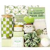 Gift Baskets for Women&comma; Unique Birthday Gifts for Women&comma; Best Friend Inspirational Gifts Spa Gifts Christmas Gift for Woman Ideas Box Set Her Teen Girl Sister Friendship - Brighten up Her Day&excl;