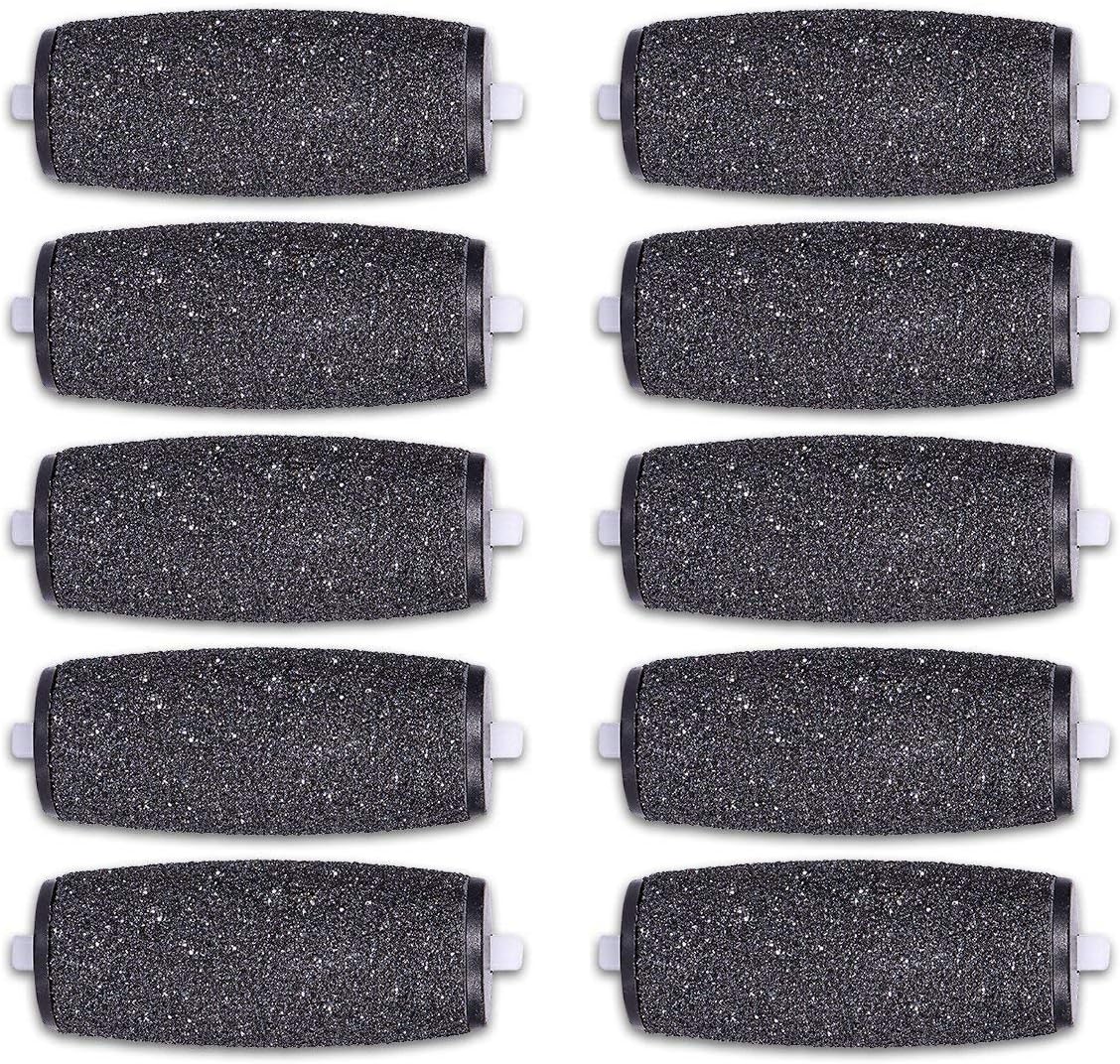 10 x Extra Coarse Replacement Rollers Compatible with Velvet Smooth Diamond Hard Skin Remover Refills