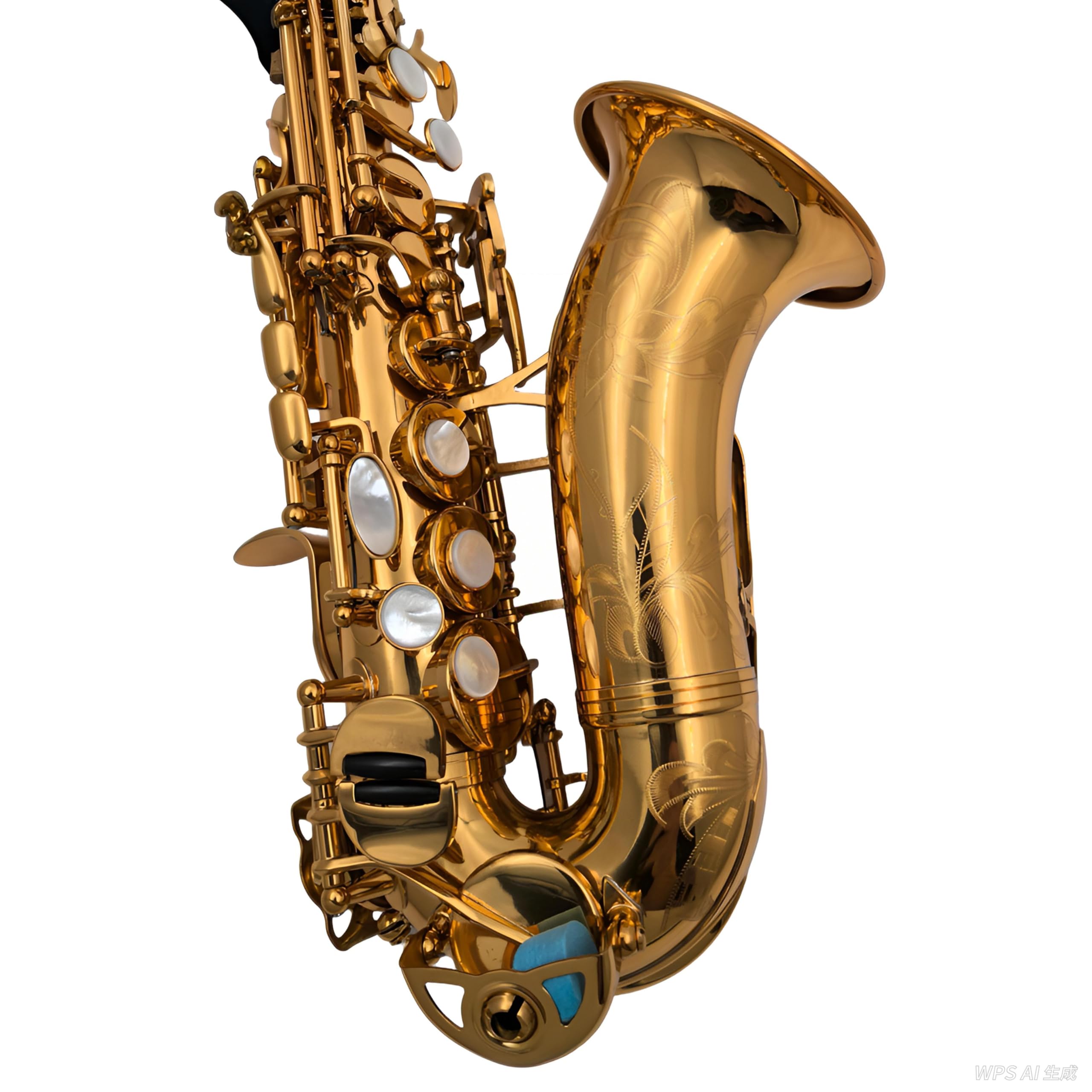 Amazon.com: Eastern music German style gold lacquer curved soprano