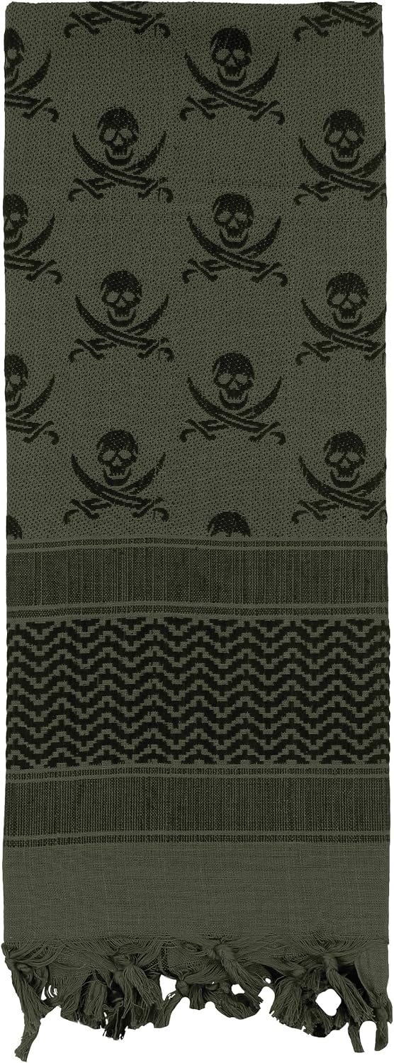 Rothco Skulls Shemagh Tactical Keffiyeh Scarf