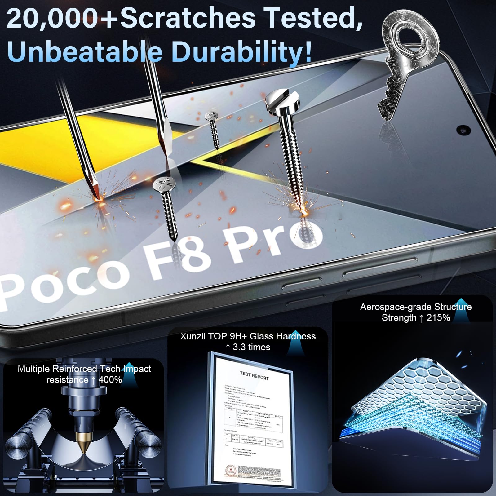 BROTECT Screenprotector Voor Xiaomi Poco F8 Pro 5G Folie Beschermfolie Matte Volledig Dekking 2 Stuks 3260716848