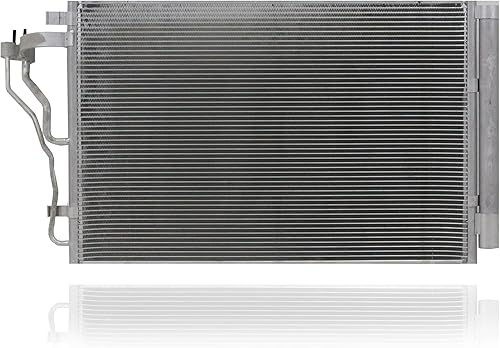 Miniatura 2 de Condensador A/C - Pacific Best Inc. Compatible/Reemplazo para 4297 14-14 Kia Forte Koup/Sedan/5 2.0L 0.197 in - Con receptor y secadora