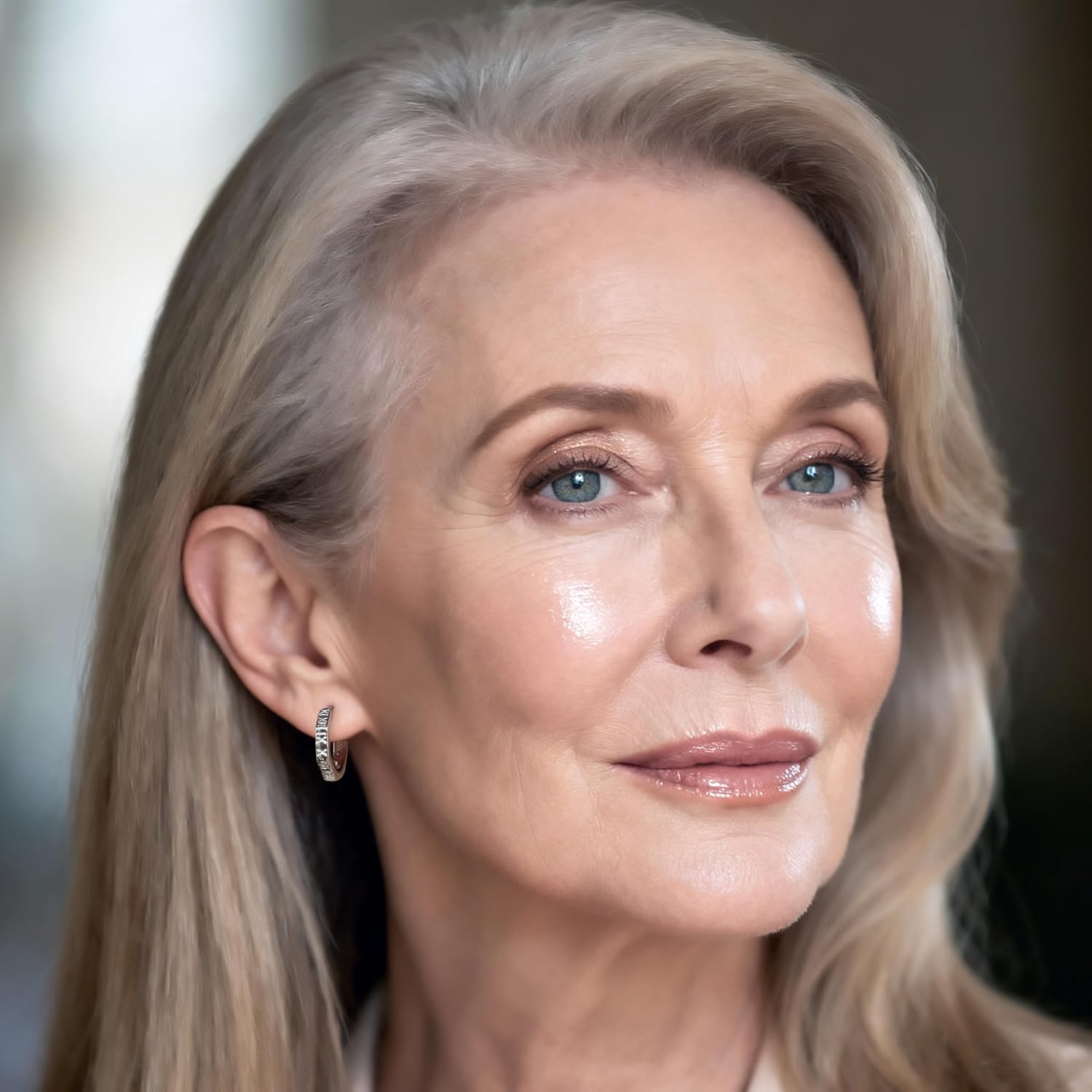 Small Hoop Eearrings Huggie Statement Jewelry - Image 4