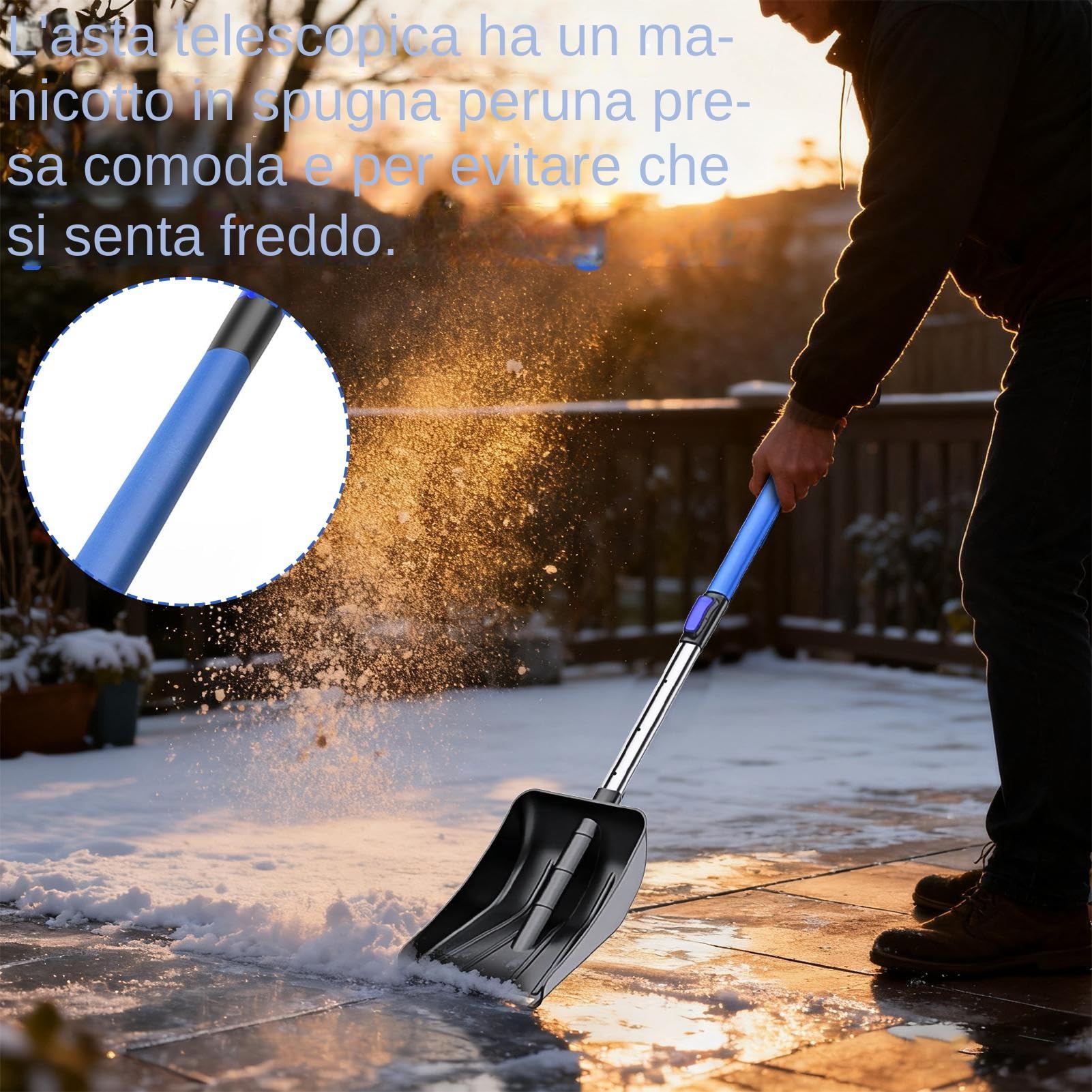 Rimozione Neve Per Attrezzi Da Giardinaggio Ergonomici Regolabili