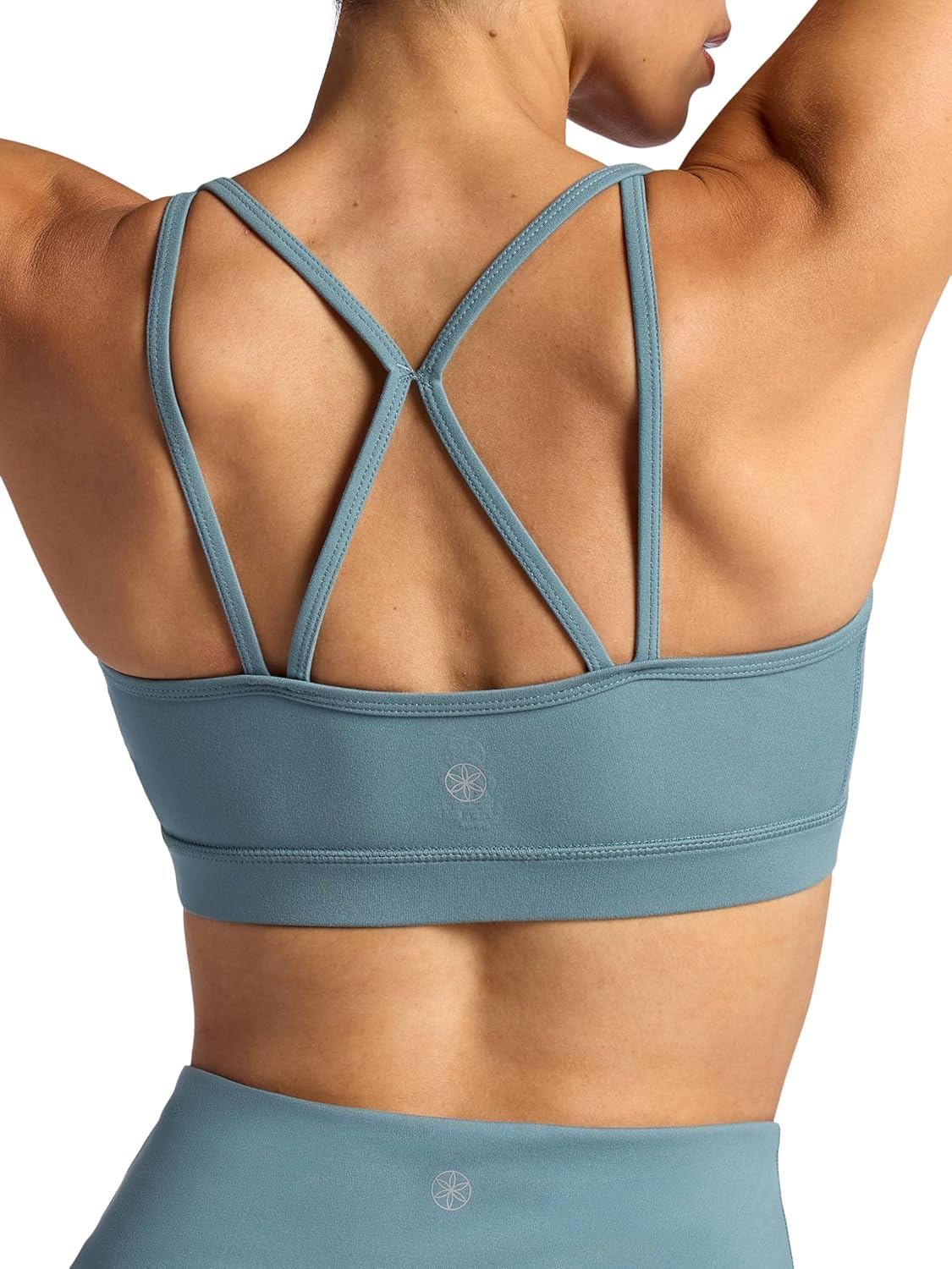 Gaiam Womens Shine Bra, Slim Fit, Stretch Midweight Material, Moisture-Wicking - Image 5