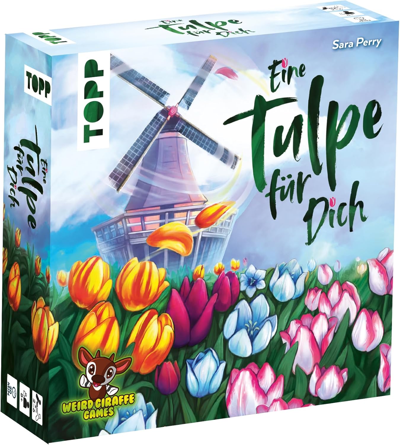 Eine Tulpe für Dich - Kartenspiel: Wer Punkte verschenkt, gewinnt! Das clevere Feel Good Kartenspiel für Freunde, Familie or as Gift