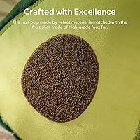 Vista 3 de Phantoscope Almohada Decorativa con Forma de Aguacate, Divertida Decoración del Hogar de Cojines con Forma de Frutas, Almohada Decorativa