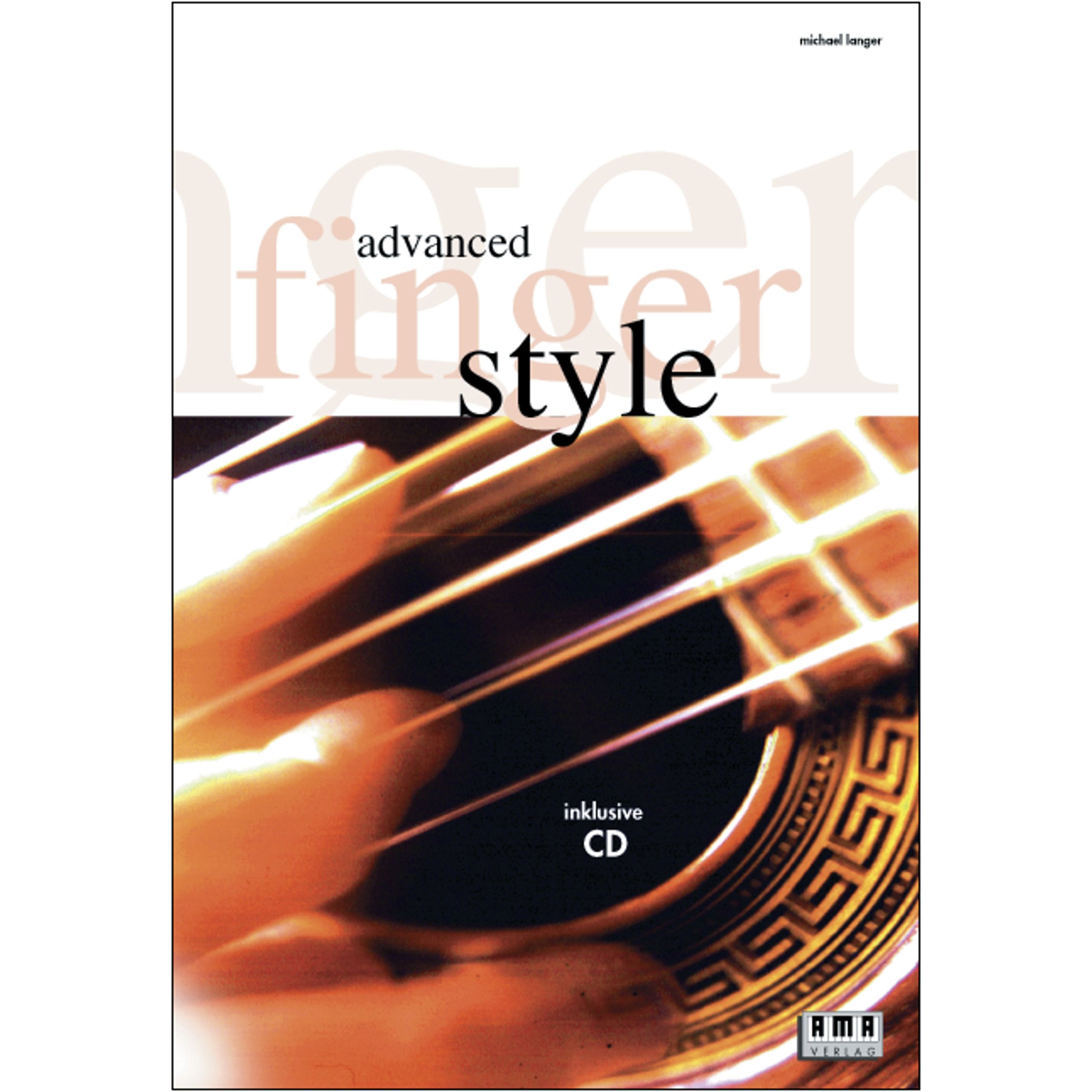 Advanced Fingerstyle avec CD livre d'apprentissage pour guitare acoustique