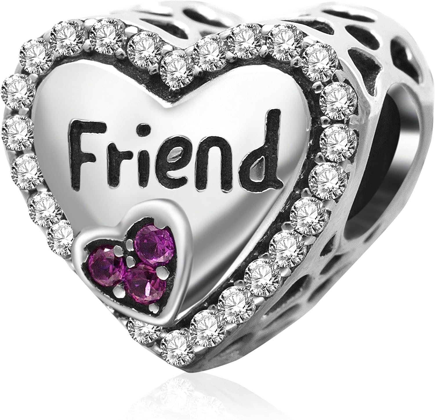 925 Sterling Silver Charms fit Pandora Charms Bracelets Star Butterfly Love Heart Space Charms for Women Christmas Valentine's Day Mother's Day Gift