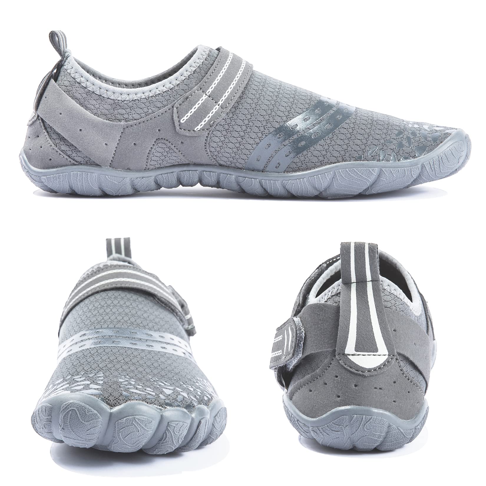 Josaywin Scarpe da Immersione Scarpe da Acqua Uomo Scarpe Estive da Passeggio Asciugatura Rapida Traspirante Antiscivolo Rete Scarpe da Trekking per Bagno Spiaggia Mare 40-50 EU