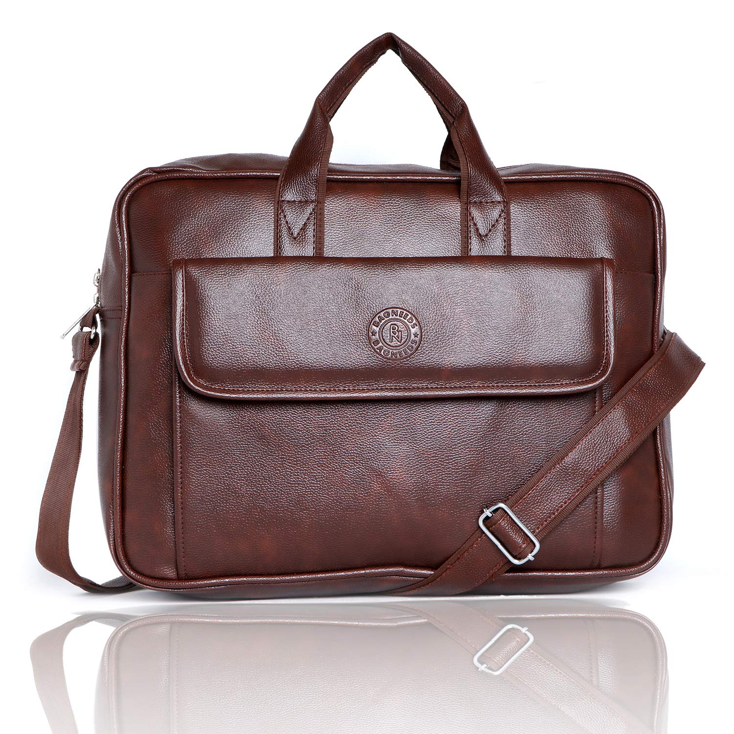 Bagneeds® Mens and Women Synthetic Leather Casual Travel/Office Laptop Messenger Bag (Brownn) (B08RNMWHKV) Amazon Price History, Amazon Price Tracker