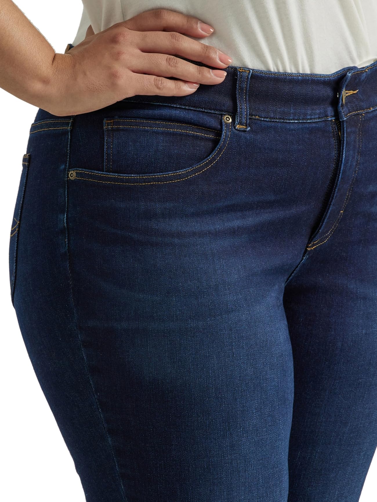 Lee Jean pour Femme Grande Taille Ultra Lux Comfort avec Flex Motion Bootcut - Frissons Principaux - Taille 54 Plus Longue, Le Frisson Principal, 52/Grande Taille Longueur