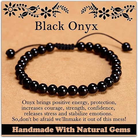 468Handmade Adjustable Natural Gemstone Crystal Bracelet Healing Power Energy Inspi...