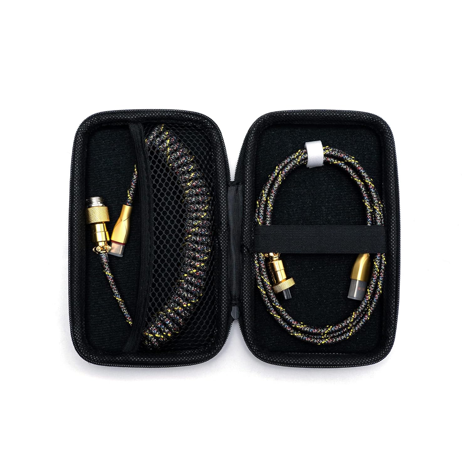 Formulamod USB C Coiled Keyboard Cable for Mechanical Keyboard,Coiled