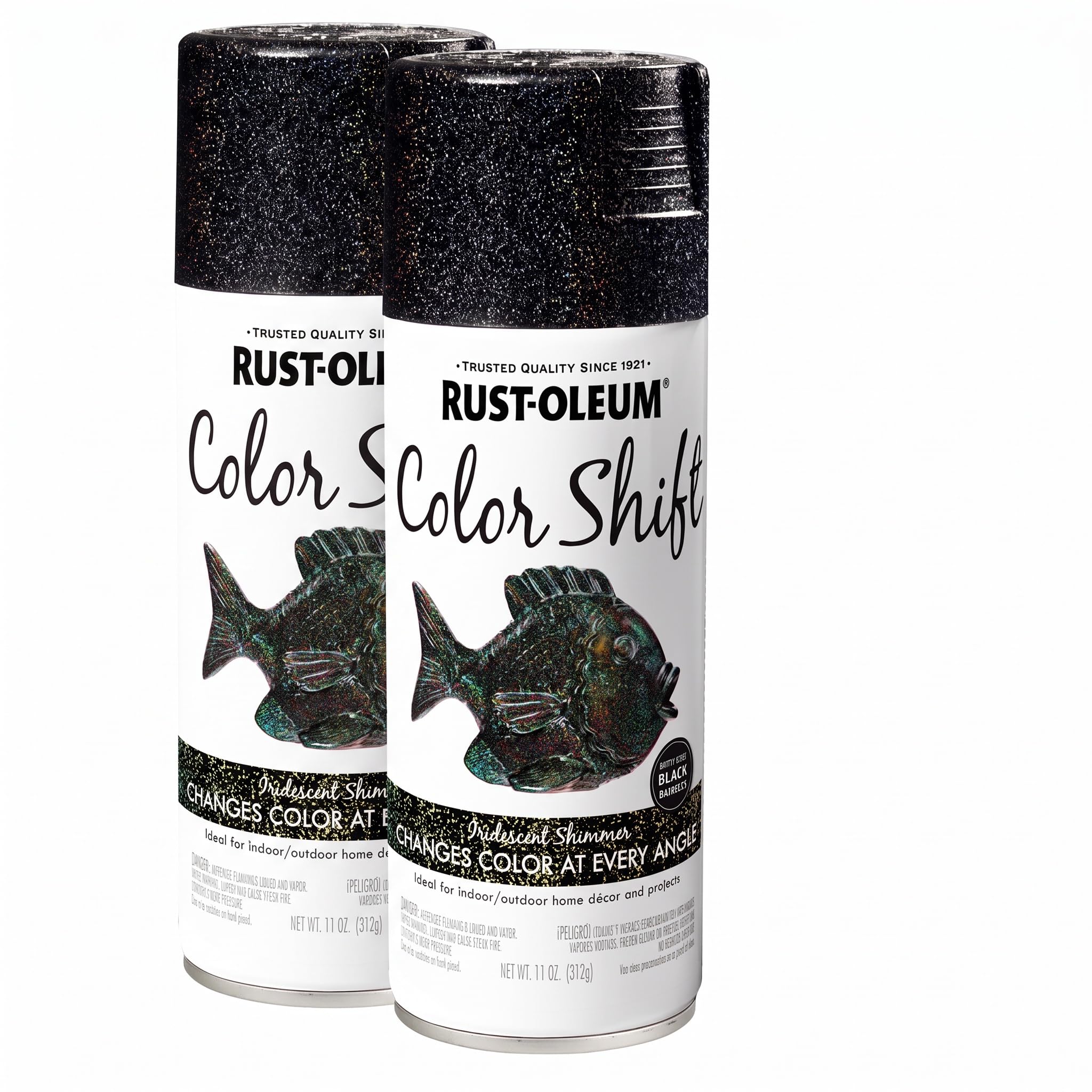 Rust-Oleum 384335 Specialty Color Shift Spray Paint, 11 oz,Iridescent Shimmer (Pack of 2)