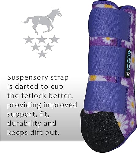 Vista 231 de Professional's Choice 2XCOOL Botas deportivas para caballos medicinales, diseño protector y transpirable para máxima comodidad y durabilidad en Negro