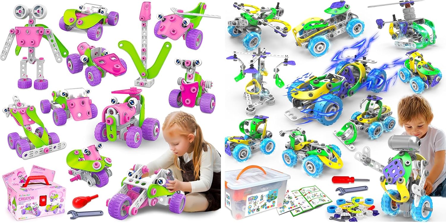Amazon.com: Tsomtto STEM Toys for 4 5 6 7 8+ Year Old Boy Girl Gifts