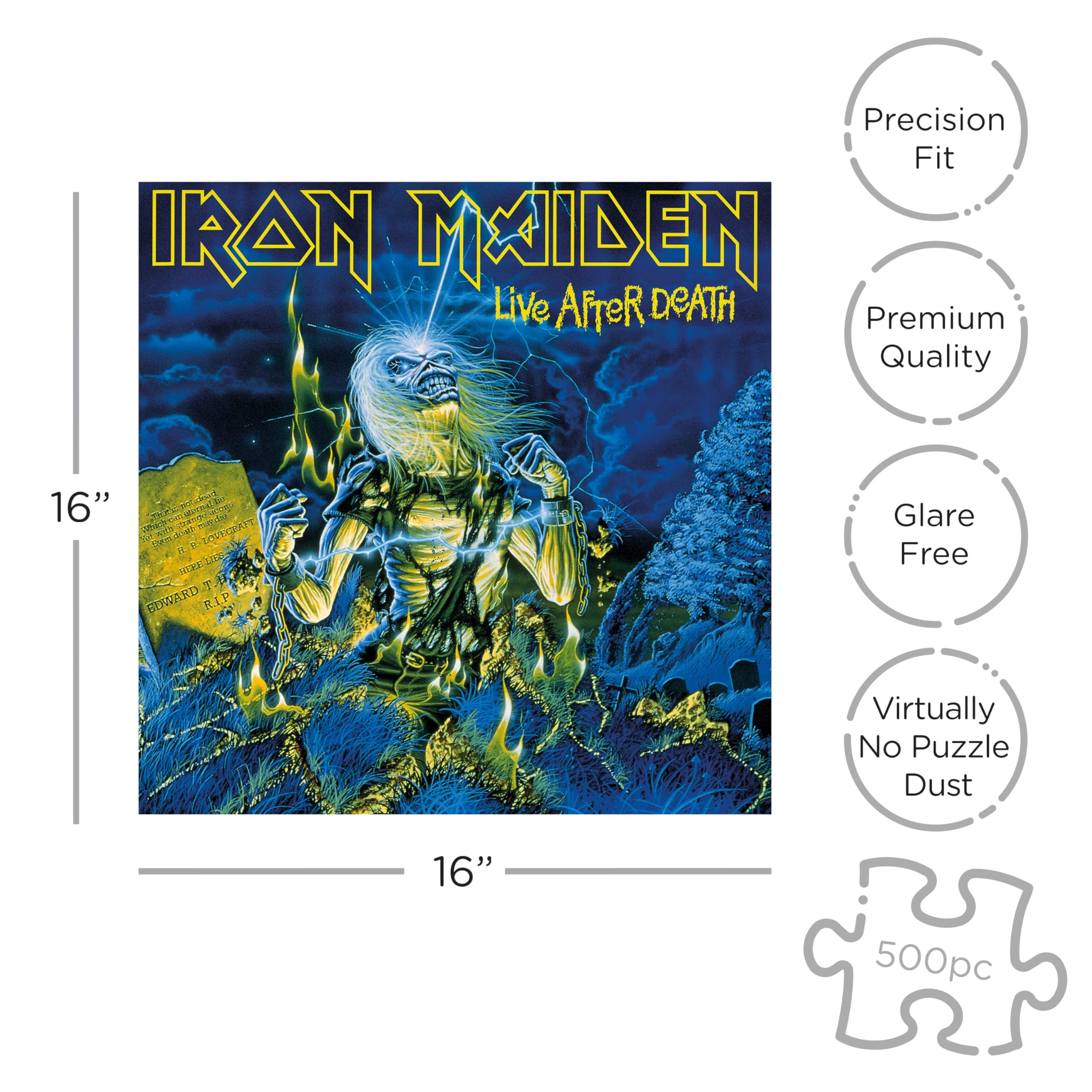 Amazon.com: Iron Maiden Live After Death (500 Piece Jigsaw