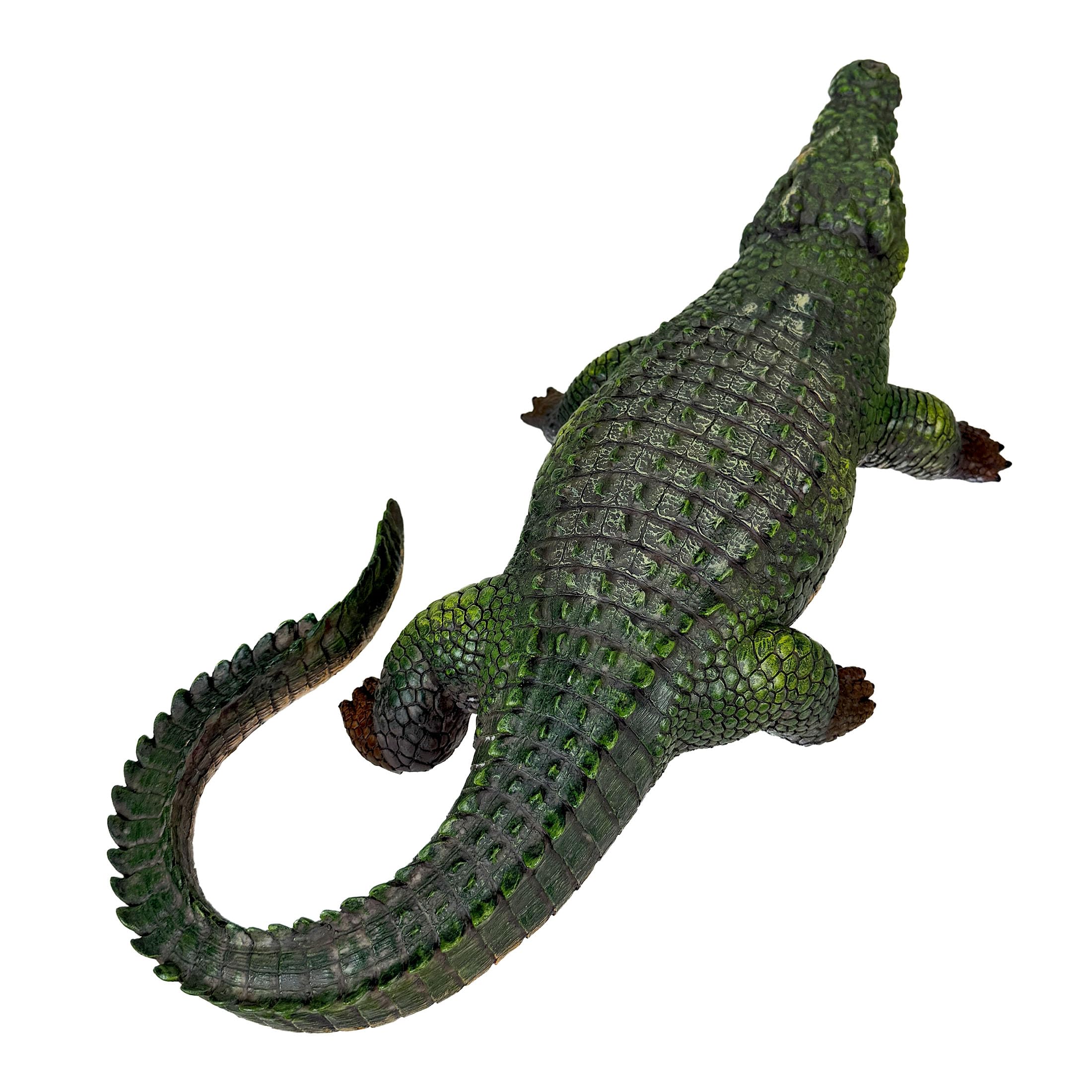 21 pulgadas Alligator Gator de Estatua de jardín Figura