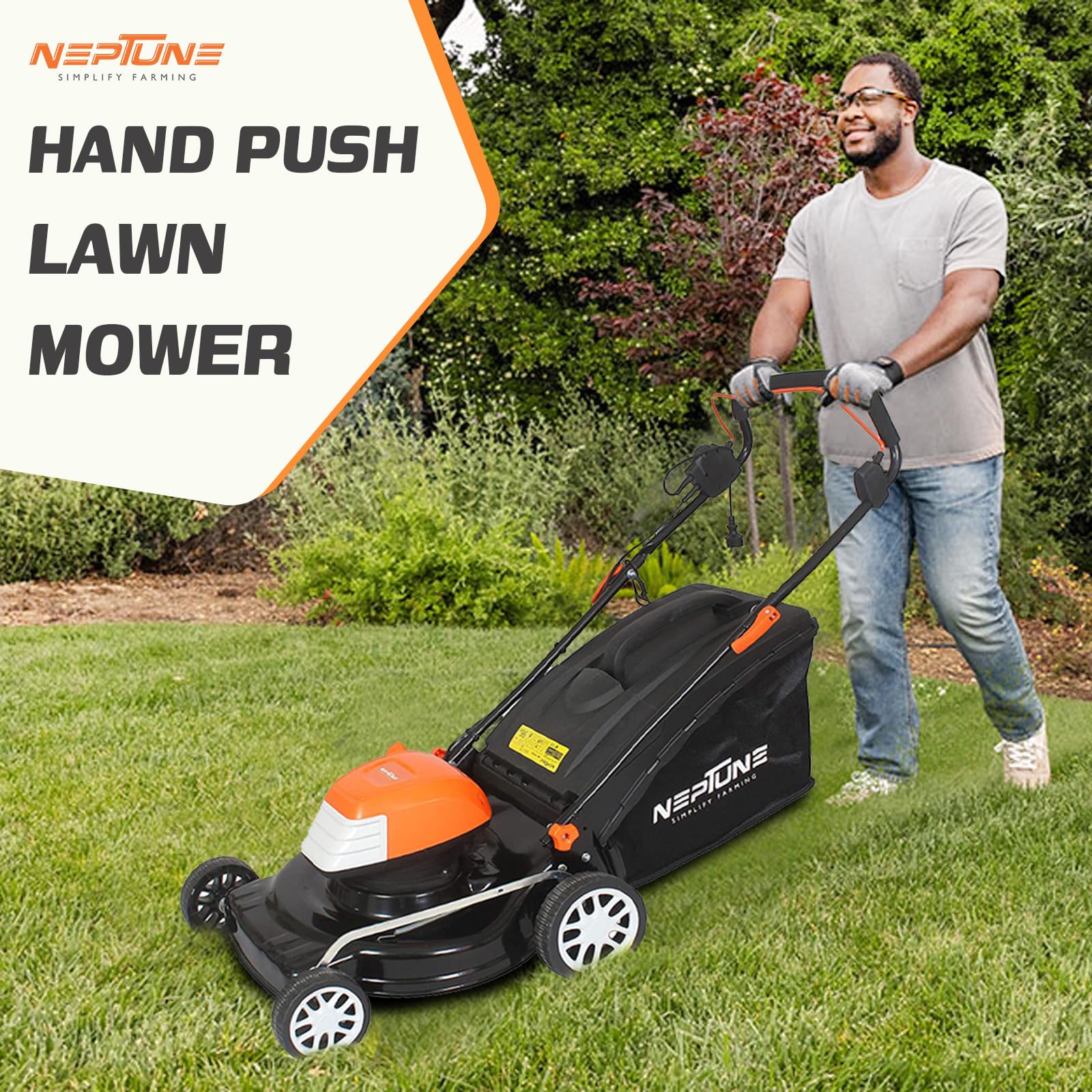 Neptune Simplify Farming LM-16E Corded Electric Lawn Mower 1800