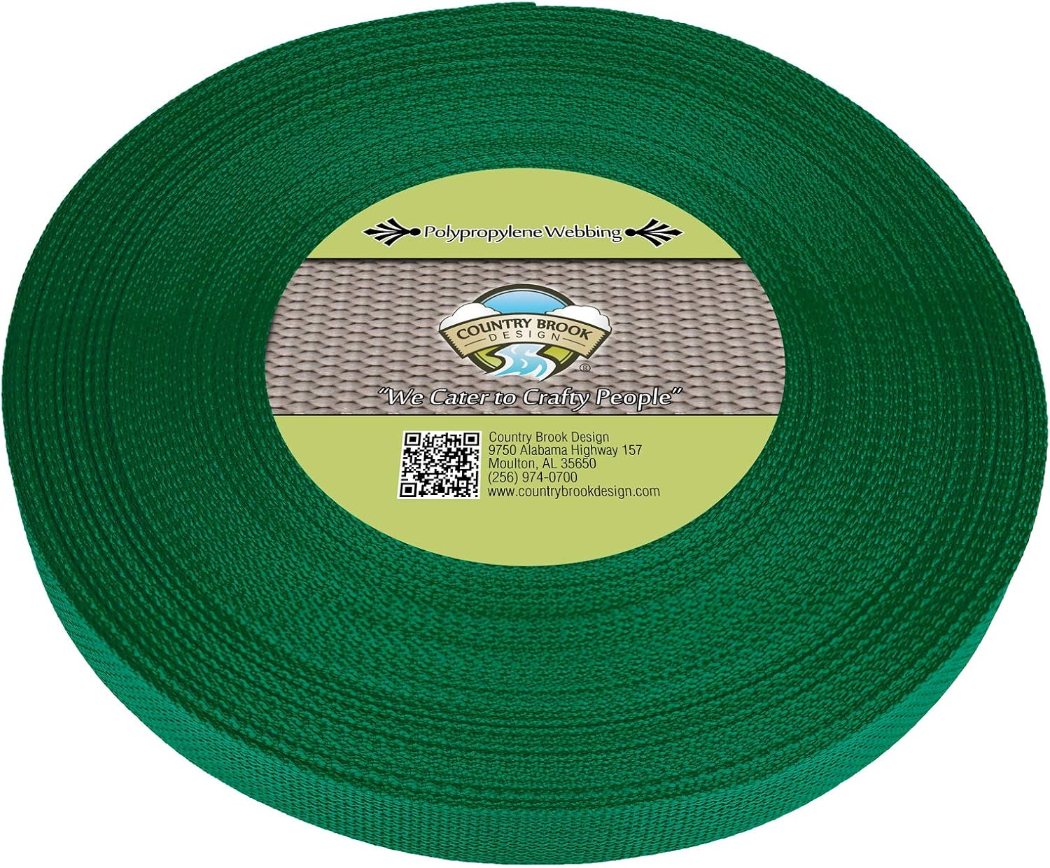 Country Brook Design - 3/4 Inch Polypro Webbing - 8 Vibrant Colors
