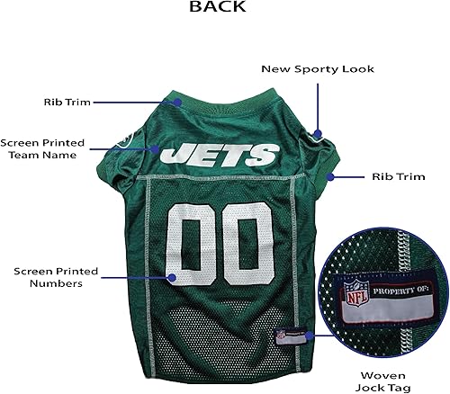 Miniatura 89 de Camiseta para perro de los Baltimore Ravens de la NFL, talla: XXL, el mejor atuendo de camiseta de fútbol americano para perros o gatos, camiseta