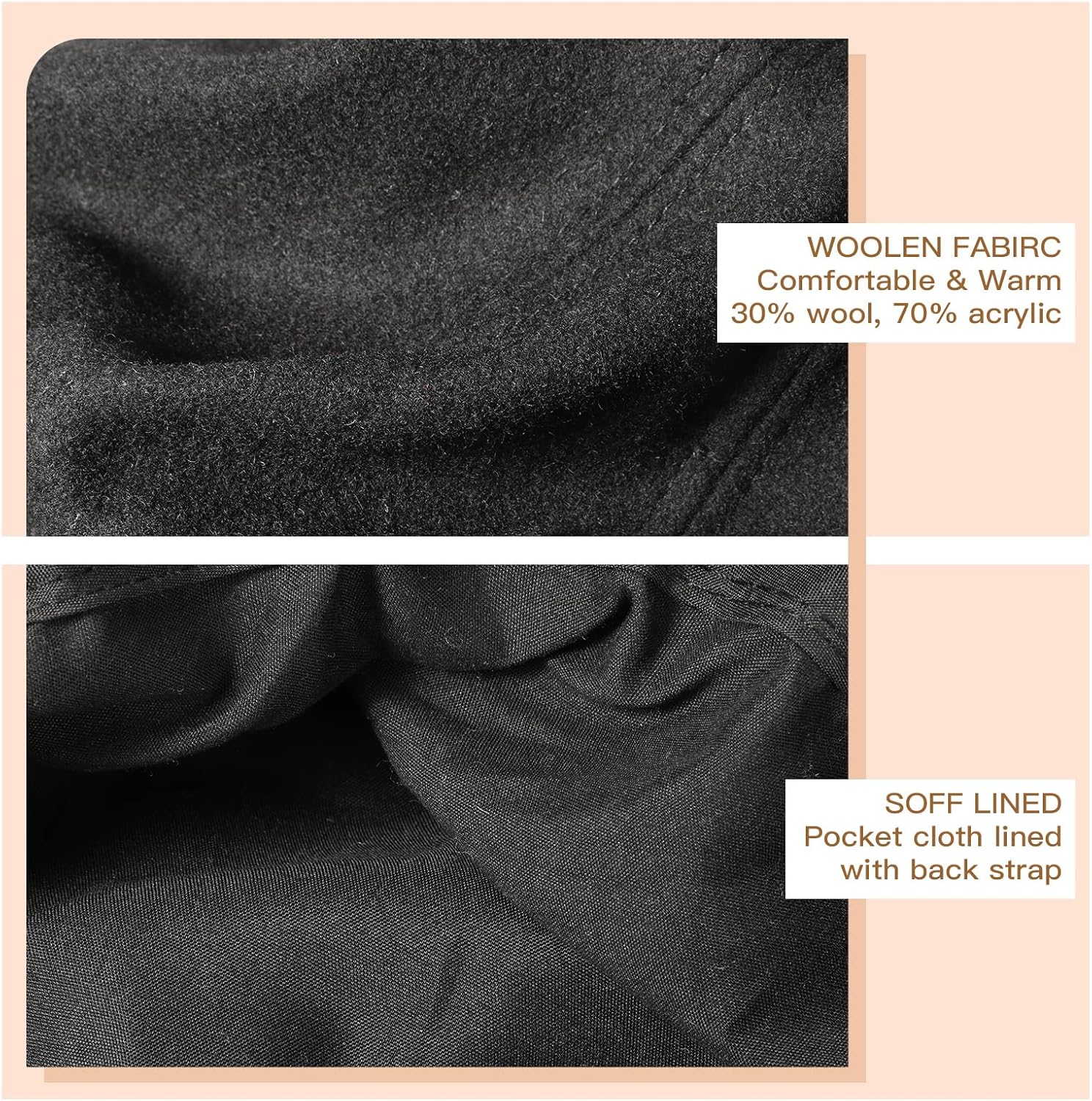 Cindeer 6 Pcs Women Newsboy Caps Ladies Hat Warm Wool Visor Beret Hats for Women Vintage Baker Boy - Image 7