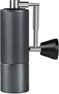 TIMEMORE - C2 FOLD Coffee Grinder, Manual Folding Handle, Easy to Carry, Hand Grinder, Stainless Steel Grinder, Adjustable Coarseness, Lightweight, For Going Out, Travel, Easy to Clean with Brush,