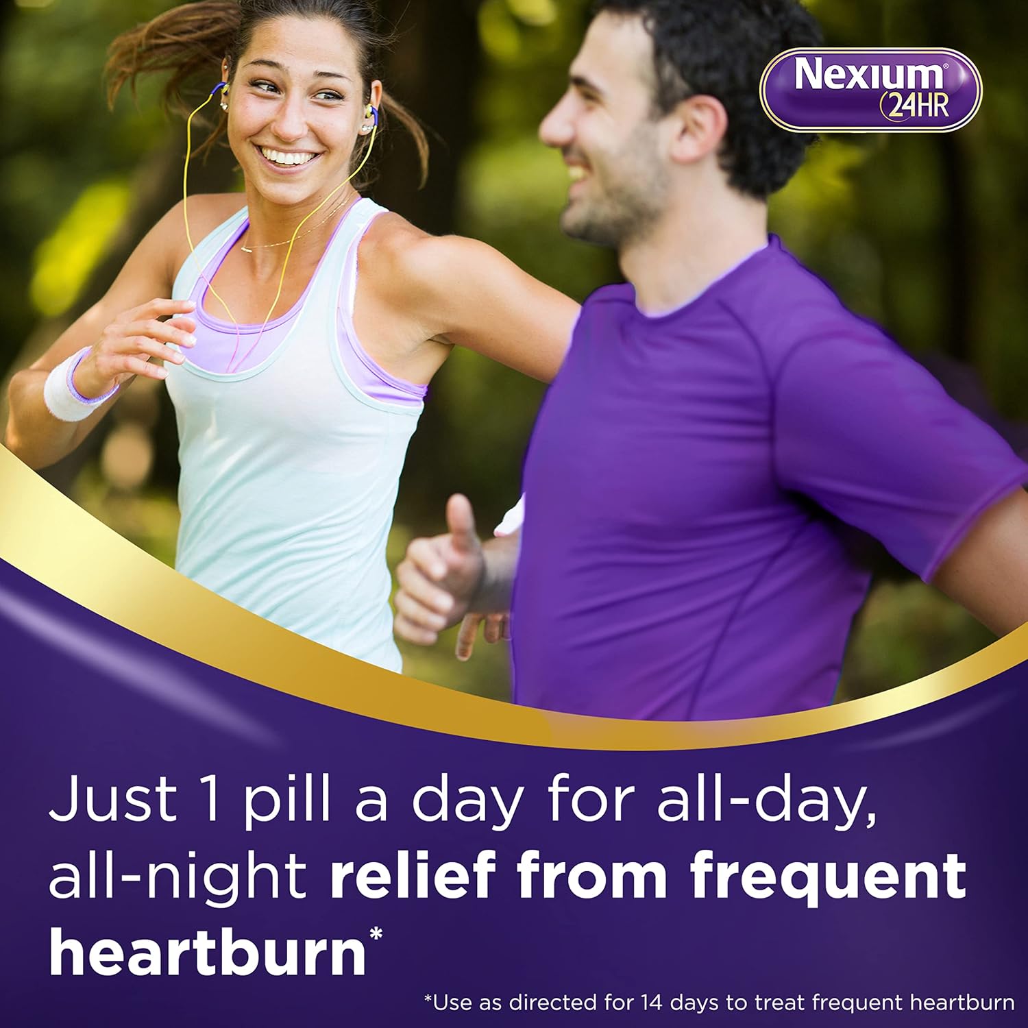 Nexium 24HR Acid Reducer Capsules, Heartburn Relief Medication with Esomeprazole Magnesium