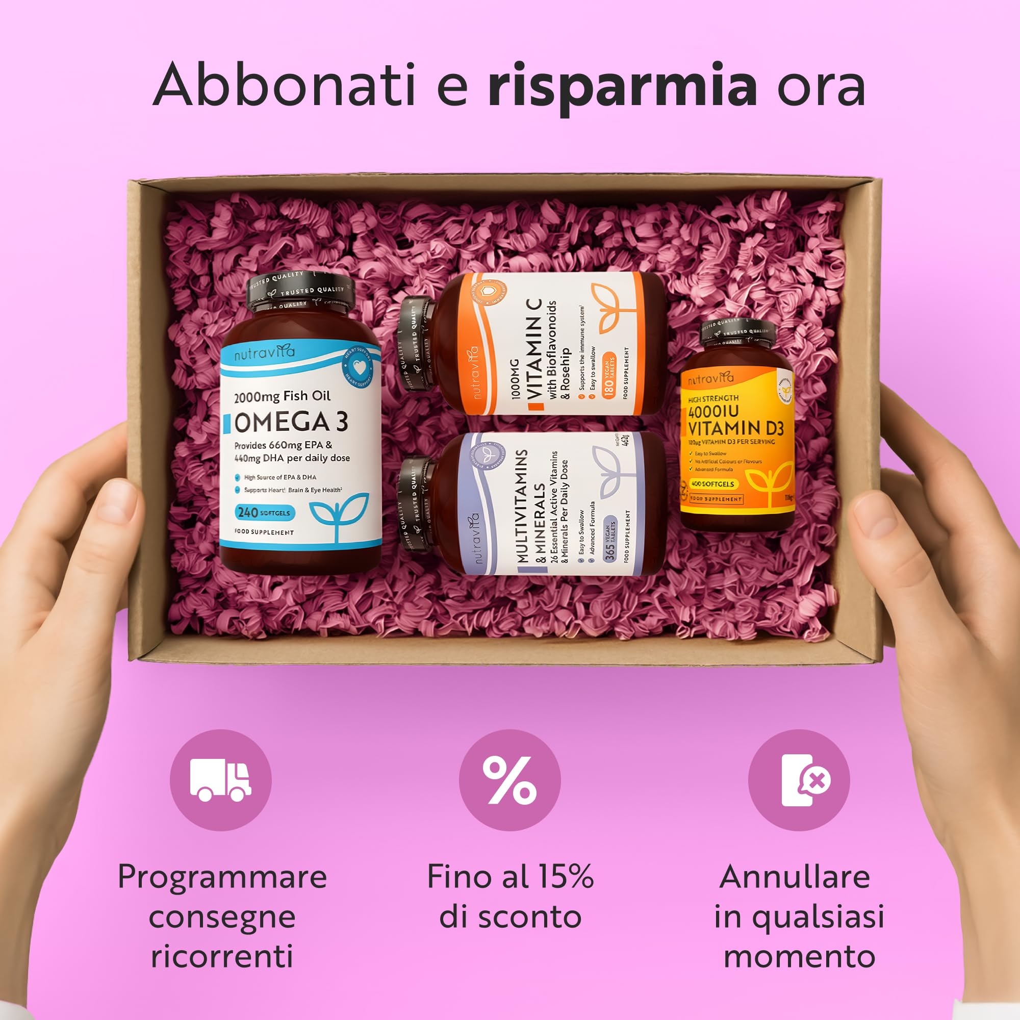 Nutravita Collagene in Polvere 500g - 50 Porzioni - Peptidi di Collagene Idrolizzato in Polvere Tipo 1 - Colageno Bovino con 8 Aminoacidi - Non Aromatizzato - Collagen Peptides Powder