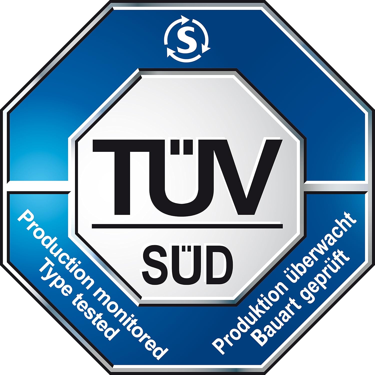 Osborn Cup Brush for Angle Grinder 115 mm, Diameter 65 mm, Thread M 14 x 2, Braided Steel Wire 0.50 mm, TÜV Approved, Blue, 2608151